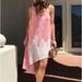 Anthropologie Dresses | Anthropologie Maeve Avalonne Silk Dress One Shoulder Pink Asymmetrical 8p | Color: Pink | Size: 8p