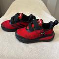 Adidas Shoes | Adidas Marvel Spiderman Baby/Toddler Sneaker Size 7, Red/Black | Color: Black/Red | Size: 7bb