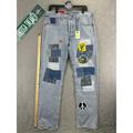 Levi's Jeans | Levi's 501 Patchwork Jeans Mens 33 X 34 Limited 150th Anniversary Edition Banner | Color: Blue/Yellow | Size: 33