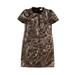 Michael Kors Dresses | Michael Kors Silver Sequined Lace Dress Size Xs | Color: Black/Silver | Size: Xs