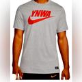 Nike Shirts | Nike Liverpool Football Club Men Voice Logo Tshirt Gray English Premier Soccer S | Color: Gray/Red | Size: S