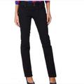 Lilly Pulitzer Jeans | Lilly Pulitzer Worth Straight Leg Jeans In Washed Black | Color: Black | Size: 0