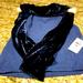 Ralph Lauren Sweaters | Beautiful Ralph Lauren Off The Shoulder Low Back Sweater With Scarf | Color: Blue | Size: Xl