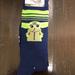 Disney Underwear & Socks | Disney Star Wars The Mandalorian Baby Yoda Grogu Crew Socks Mens New Nwt 2 Pack | Color: Blue/Gray | Size: Mens 6 - 12