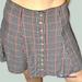 American Eagle Outfitters Skirts | American Eagle Pleated High Rise Gingham Skirt Size 24” | Brown Check Schoolgirl | Color: Black/Brown | Size: Xs