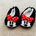 Disney Shoes | 3 For $10 Bundle Disney Minnie Slippers | Color: Black/Red | Size: M/L