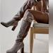 Free People Shoes | Free People Echo Platform Over-The-Knee Boots 37 7 Nwob | Color: Gray/Pink | Size: 7