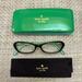 Kate Spade Accessories | Kate Spade Eyeglasses With Case | Color: Black/Green | Size: Os