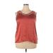 Maurices Sleeveless Blouse: Red Tops - Women's Size 2X-Large