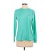 Vineyard Vines Performance Active T-Shirt: Teal Solid Activewear - Women's Size Small