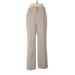 Evan Picone Dress Pants - High Rise Boot Cut Trouser: Gray Bottoms - Women's Size 8