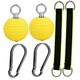 Beavorty 1 Set Grip Training Ball Pull up Handles Grip Hand Grips Strength Trainer Grip Trainer Angles 90 Grips Exercise Bar Forearm Grip Balls Accessories Sports Stainless Steel Fitness