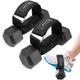 Feet Weight Lifting,Foot Dumbbell Attachment,Tibialis Trainer,Foot Weights for Exercise,Leg Lift Exercise Equipment Dumbbell Ankle Strap black 2pc