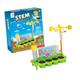 ERINGOGO DIY STEM Toys 3 Sets Planting Kids Learning Games Learning Toy Science Kits for Kids Baby Toddler Toy Stem Building Kit Toys Educational Toy Grow Flowers Puzzle Plastic Child