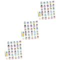 Toyvian 3pcs Vehicles Cards Cognitive Cards for Kids Educational Toys Kids Car Toys Kıds Toys Toy for Kids Water Graffiti Card Kid Toys Alphabet Toys Clear Water Puzzle Child