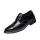 Men's Brogues Formal Shoes Office Derbys Leather Lace-ups Fashion Wedding Shoes Driving Loafers Business Dress Oxfords Black 7UK