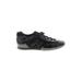 Hogan Sneakers: Black Solid Shoes - Women's Size 39 - Almond Toe