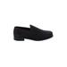 Flats: Loafers Chunky Heel Casual Black Solid Shoes - Women's Size 40 - Almond Toe