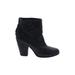 Rag & Bone Ankle Boots: Black Solid Shoes - Women's Size 9 - Round Toe