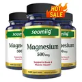 Soomiig-Capsules de magnésium 500 mg soutien du système nerveux santé musculaire sans OGM