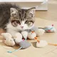 Jouet de souris en peluche pour chats d'intérieur mini jouet coule herbe à chat chats et chatons