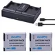 DuraPro 2pc 1250mAH DMW-BCM13 DMW BCM13 Batterie + touristes Chargeur pour Panasonic Lumix ZS27 ZS30