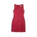 J.Crew Factory Store Casual Dress - Sheath: Burgundy Solid Dresses - Women's Size 00 Petite