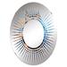 Design Art Sunburst Wall Mirror, Crystal | 29.5 H x 19.6 W x 0.24 D in | Wayfair MIR117678-O20-30