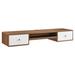Modway 60" W Rectangle Floating Desk Wood in Brown/White | 9.5 H x 60 W x 15.5 D in | Wayfair 665924549440