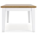 Signature Design by Ashley Ashbryn Dining Table Wood in Brown/White | 30.88 H x 85.88 W x 42 D in | Wayfair D844-25