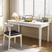 Corrigan Studio® Moneta Solid Wood Desk & Chair Set Office Set w/ Chair Wood in White | 29.53 H x 55.12 W x 23.62 D in | Wayfair