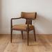 Armchair - Corrigan Studio® Steinber Upholstered Armchair Wood in Brown | 32.67 H x 20.47 W x 22.83 D in | Wayfair 9CA351DF67B64083BA2BAD083F71A363