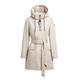 Khujo Jacke "LAUREN4" Damen soft beige, Gr. L, Polyester, Elegante Damenjacke aus Soft Doubleface