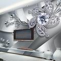 fonds d'écran cool papier peint fleur papier peint pour murs autocollant mural couvrant impression adhésif requis effet 3d diamant fleur toile décor à la maison