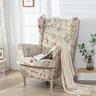 stretch wingback chair cover wing chair slipcovers with seat cushion cover spandex jacquard wingback chair cover for ikea strandmon chair