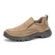 Homme Mocassins et Slip On Mocassins Classiques Marche Entreprise du quotidien Microfibre Respirable Mocassins Marron Kaki Gris Eté Printemps