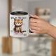 1pc 11oz 330ml mignon café chaton grincheux visage chat tasse en céramique tasse à café créative avec boîte-cadeau grand cadeau pour maman amis
