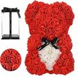 cadeaux pour la journée des femmes journée en peluche saint valentin immortel rose ours simulation mousse fleur ours cadeau cadeau d'anniversaire rose ours 25cm fête des mères cadeaux pour maman