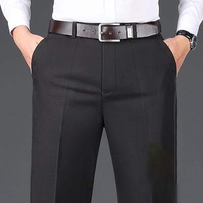 Homme Pantalon Chino Pantalon chino Poche Plein Confort Respirable Extérieur du quotidien Sortie 100% Coton Mode Décontractées Noir Kaki