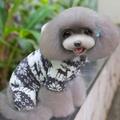 manteau pour chien, sweat à capuche pour chien combinaison pyjama rennes garder au chaud carnaval hiver vêtements pour chiens vêtements pour chiots tenues pour chiens bleu rose marron costume polaire