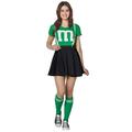 pompom girl Costume de Cosplay Adulte Femme Cosplay Déguisement Sexy Carnaval Utilisation Soirée Carnaval mardi Gras Déguisements d'Halloween faciles