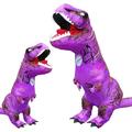 Dinosaure Costume de Cosplay Déguisements drôles Déguisements gonflables Tous Cosplay de Film Déguisement drôle Blanche Jaune Rouge Collant / Combinaison Halloween Carnaval Mascarade Tissu