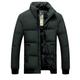 Homme Manteau d'hiver Veste d'Hiver Doudoune Veste matelassée Poche Poche zippée Sortie Casual Quotidien Randonnée Coupe Vent Chaud Hiver Couleur monochrome Noir Rouge Vert Gris Doudoune