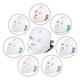 masque facial led photon rechargeable par usb pour éclaircissement et soin de la peau masque facial led sans fil luminothérapie recharge usb photon 7 couleurs masque facial pour anti-âge