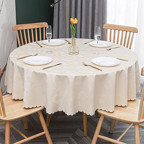 nappe ronde nappe essuyable vinyle printemps nappe ferme pique-nique en plein air tissu couverture de table pour mariage, salle à manger, Pâques