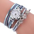 Montre Montres à quartz pour Femme Analogique Quartz Mode mode Luxe Décontractées bling Strass bracelet Alliage Cuir PU