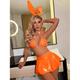 lapin fille cosplay costume soutien-gorge mini jupe oreilles de lapin bandeau adultes femmes brillant sexy costume performance fête halloween halloween carnaval mascarade facile halloween costumes