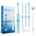 Brosse à dents électrique rechargeable avec eau flosser adultes brosse à dents sonique irrigateur dentaire oral blanc blackhome cadeau