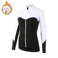 Femme Veste Velo Cyclisme Hiver Chaud Coupe Vent Respirable Séchage rapide Vélo Veste Veste Coupe Vent VTT Vélo tout terrain Vélo Route Vélo de Ville Blanche Jaune Rose Tenues de Cyclisme