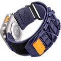 Bracelet de sport tissé à boucle en métal résistant compatible avec les bracelets de montre Apple séries 8/7/6/5/4/3/2/1/se/ultra bracelet de sport en nylon tissé 49 mm, 42 mm, 44 mm, 45 mm, 38 mm, 40